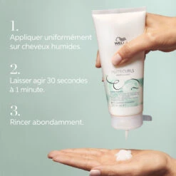 Conditionneur Nutri Curls Wella 200ml -Produits de Coiffure Boutique 1110.21 4 48456.1693987347
