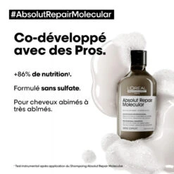 Shampooing Absolut Repair Molecular L'Oréal Professionnel 300 Ml -Produits de Coiffure Boutique 300 absolut 1 88557.1694087727