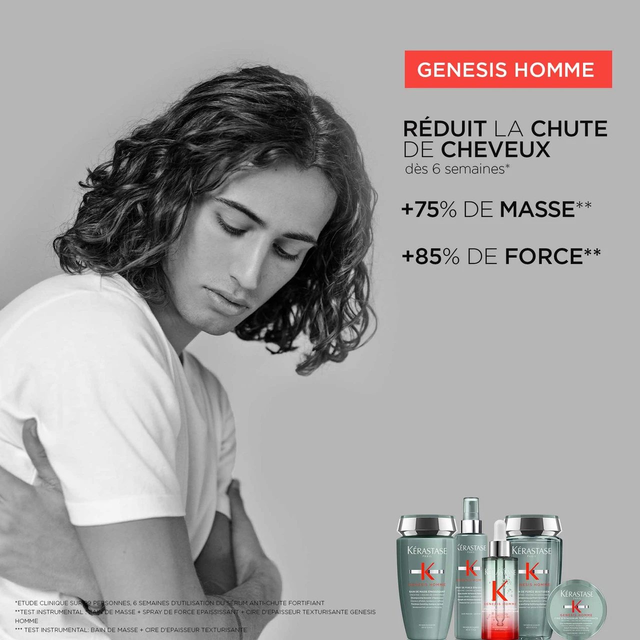 Bain De Masse Épaississant Genesis Homme Kérastase 250ml 3 Bain De Masse Épaississant Genesis Homme Kérastase 250ml – Image 3
