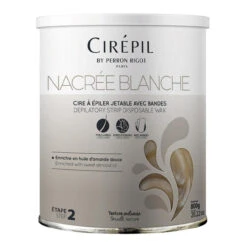 Cire Épilation Wax Nacrée Blanche Cirépil 800g