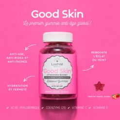 Gummies Vegan Good Skin Vitamines Boost Lashilé X60 -Produits de Coiffure Boutique Good Skin Lashile 72904.1684846902