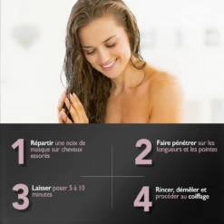 Masque Keratin Glow Essentiel Eugène Perma 500ml -Produits de Coiffure Boutique keratin glow masque 54711.1684846545